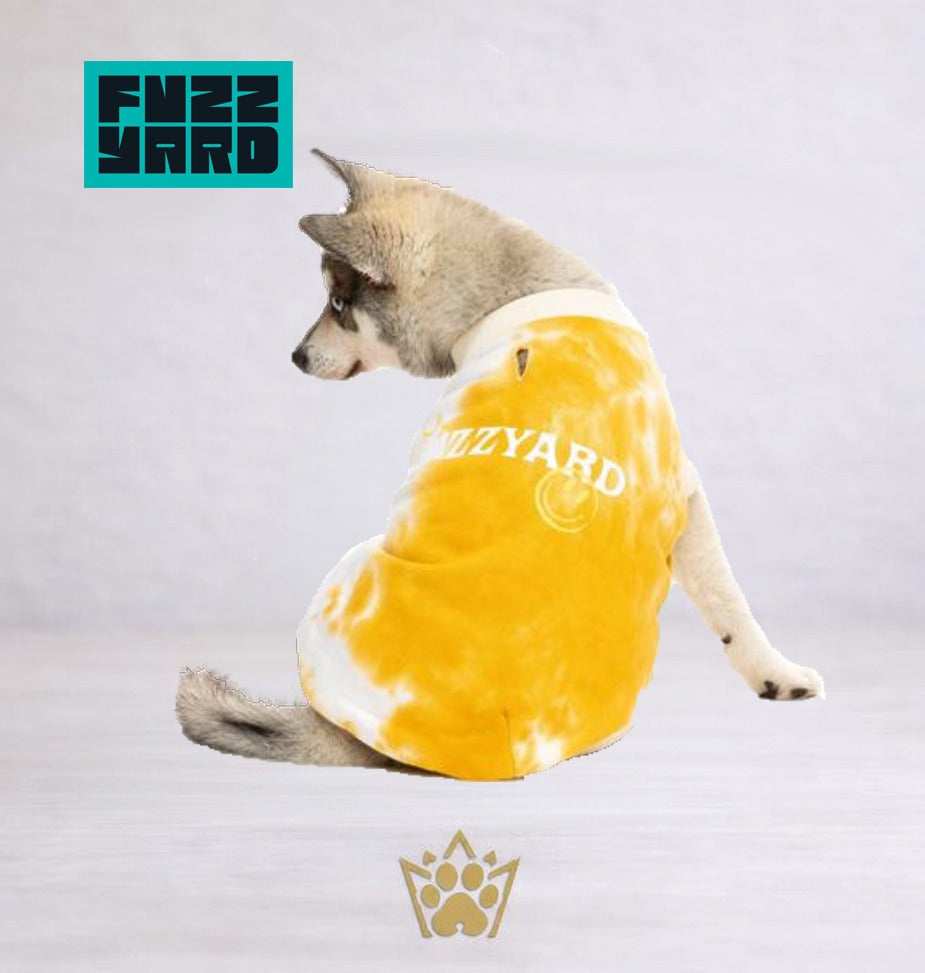 FuzzYard Smiley Tie-rus Sweater - Yellow/Cream