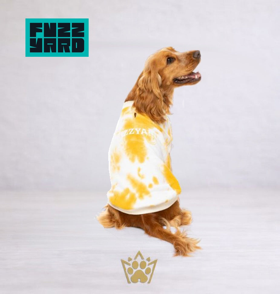 FuzzYard Smiley Tie-rus Sweater - Yellow/Cream