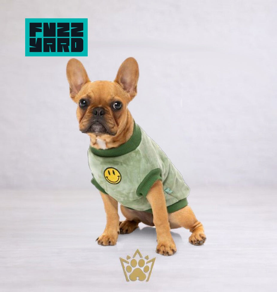 FuzzYard Smiley Tie-rus Sweater - Green