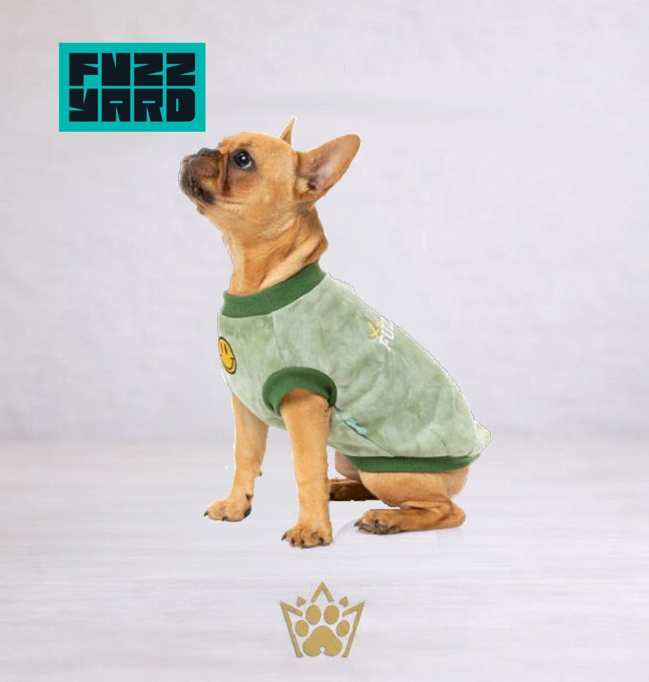 FuzzYard Smiley Tie-rus Sweater - Green