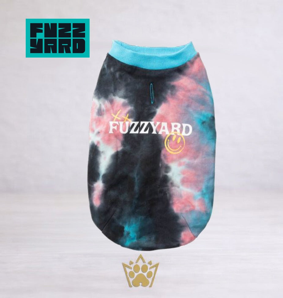 FuzzYard Smiley Tie-rus Sweater - Blue/Multi