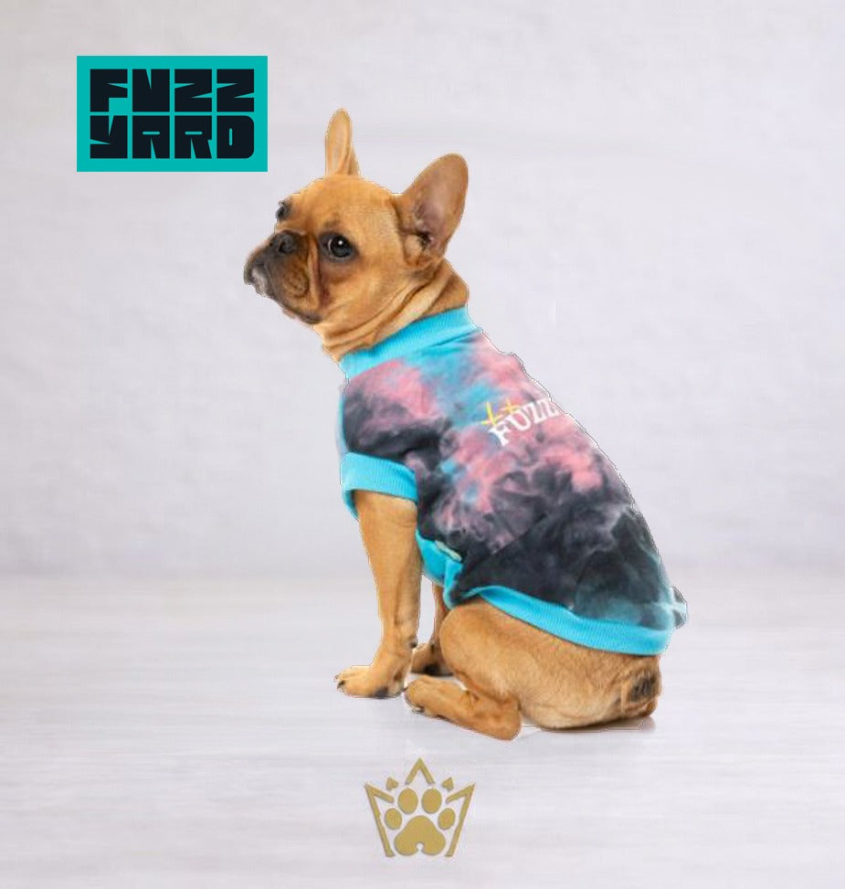 FuzzYard Smiley Tie-rus Sweater - Blue/Multi