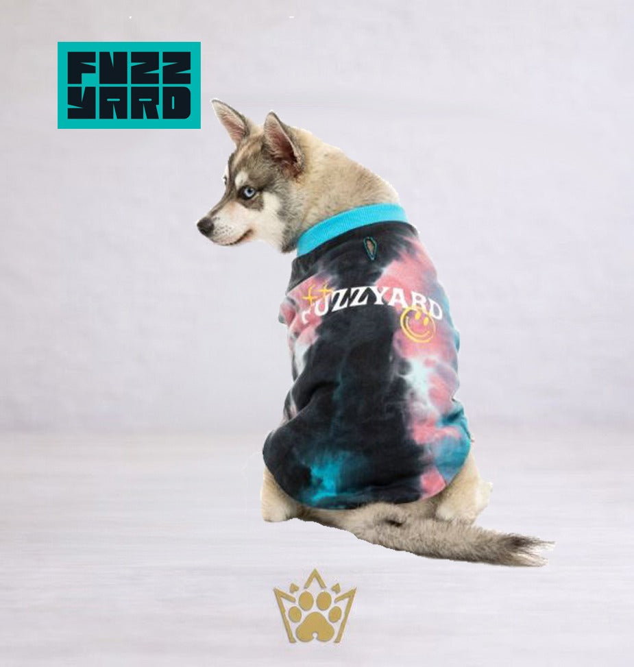 FuzzYard Smiley Tie-rus Sweater - Blue/Multi